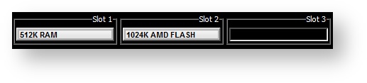 512K RAM 1M Flash card