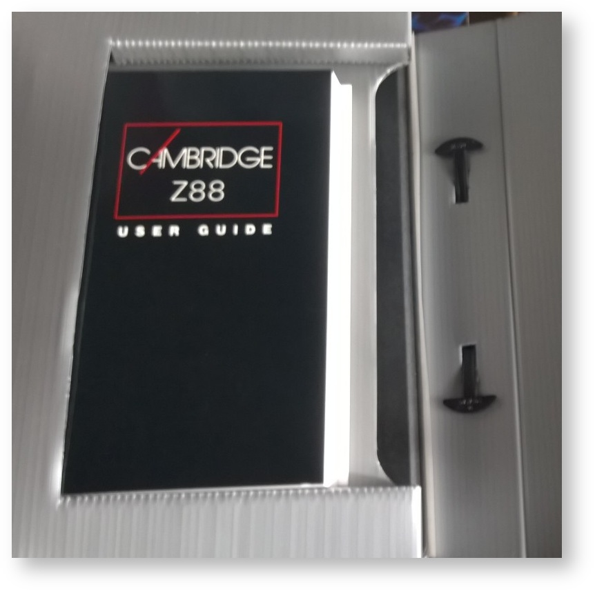 Z88 Verion 3 User Guide in box