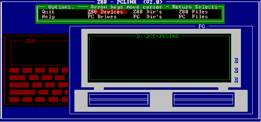 Original PC Link II DOS Program